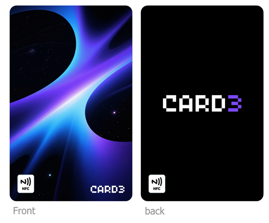 Card3 Classic — PVC Laser Smart Business Card