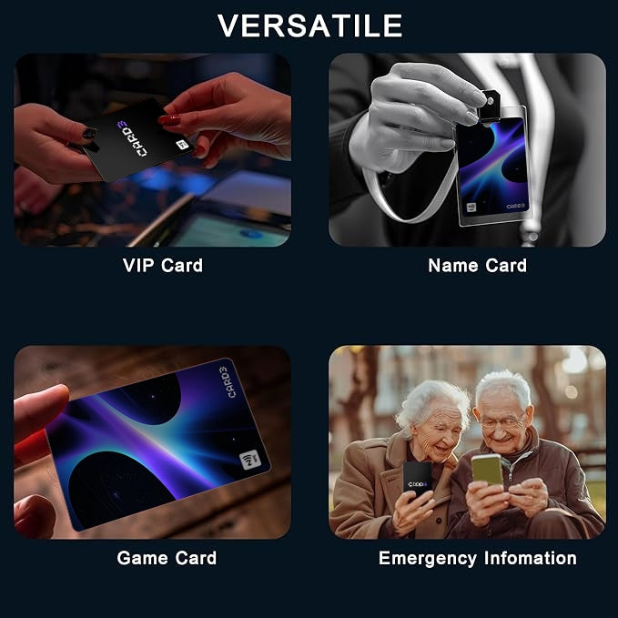 Card3 Classic — PVC Laser Smart Business Card